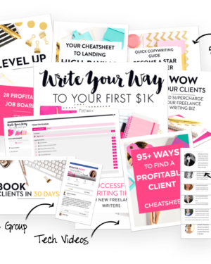 Elna Cain – Write Your Way to Your First $1k