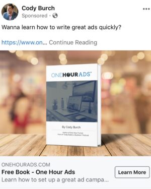 Cody Burch - One Hour Ads
