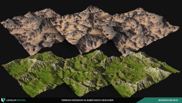 Levelup – Terrain Erosion in Substance Designer – Bohdan Bilous