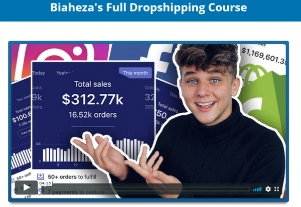 Biaheza's Full Dropshipping Course