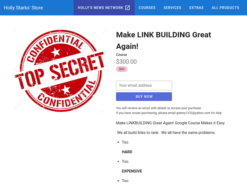 Holly Starks – Make LINK BUILDING Great Again