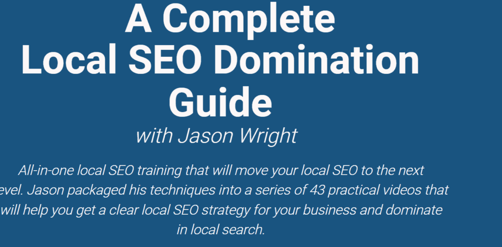 Jason Wright – Local SEO for Business