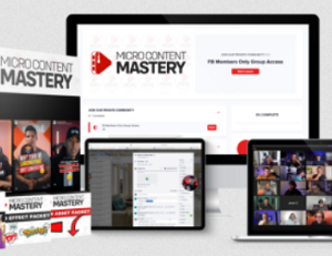 Mark Cloutier – Micro Content Mastery