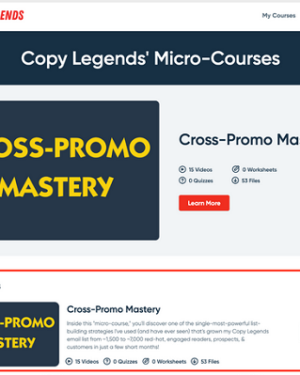 Matt Bockenstette – Cross Promo Mastery