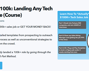 BowtiedCocoon – Zero to $100k: Landing Any Tech Sales Role