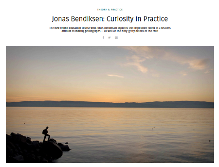 Jonas Bendiksen - Curiosity in Practice