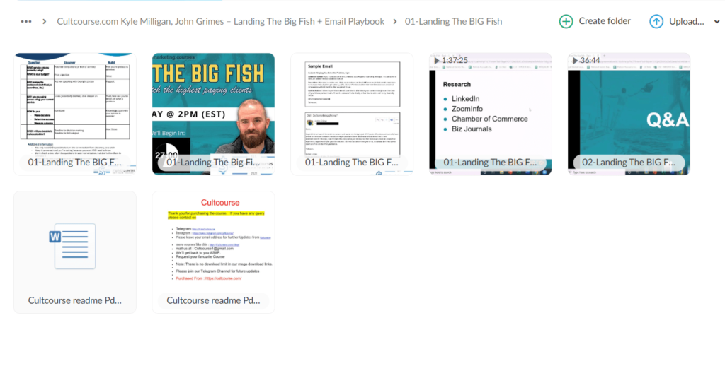 Kyle Milligan, John Grimes – Landing The Big Fish + Email Playbook