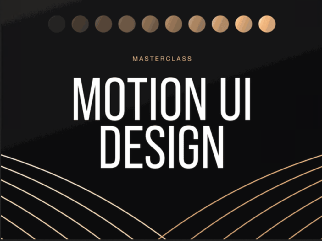 Alexander Hess – Motion UI Design · Gold